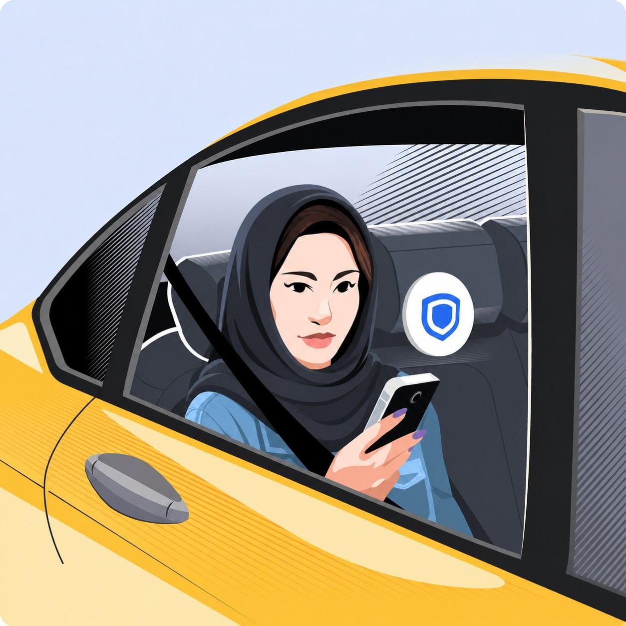 راننده و خودرو در مسیر بینشهری ایمن