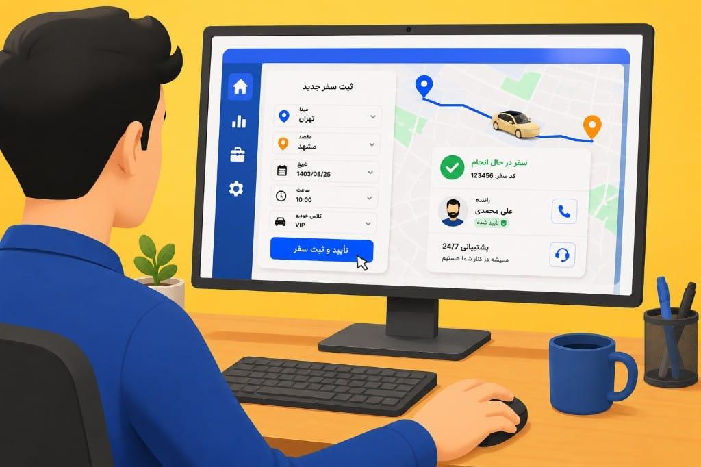 ثبت و مدیریت سفرها
